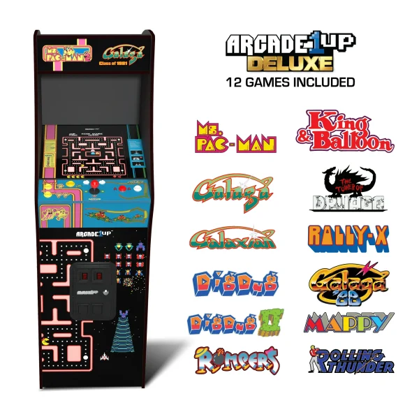 Arcade1Up Ms. PAC-MAN & GALAGA Arcade Cabinet - Image 3