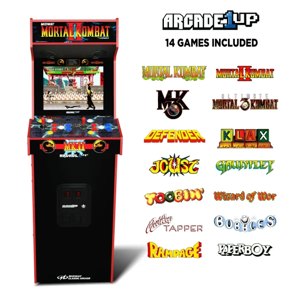 Arcade1Up Mortal Kombat II Deluxe Arcade Cabinet - Image 2
