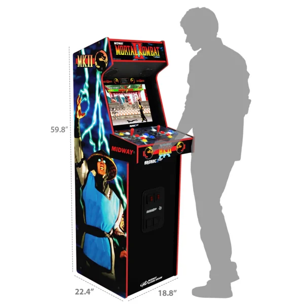 Arcade1Up Mortal Kombat II Deluxe Arcade Cabinet - Image 5