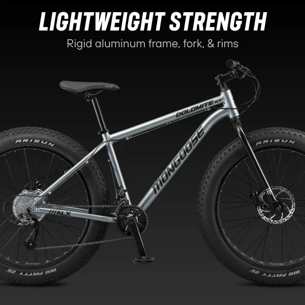 Mongoose 26" unisex fat tire mountain bike - Image 2